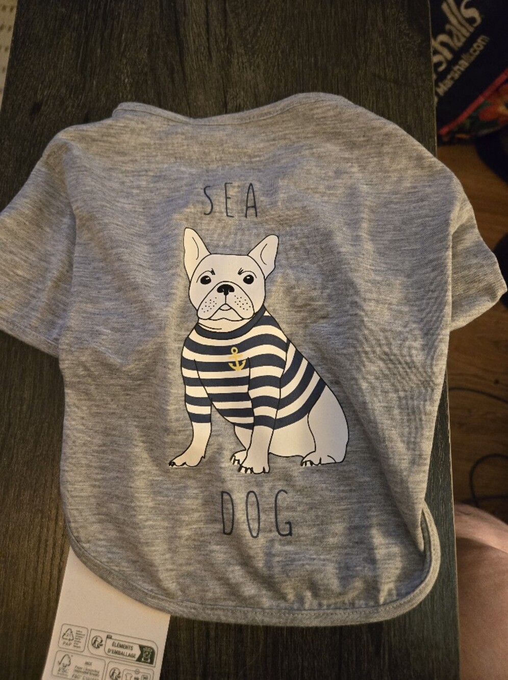 Barbour Sea Dog T-Shirt Grey Size Small